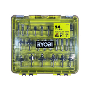 RYOBI A252401 24-Piece Router Bit Set