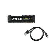 Load image into Gallery viewer, RYOBI FVL51K 600 Lumens LED USB Lithium Compact Flashlight Kit 3-Mode Kit