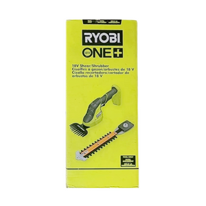 Ryobi P2908 ONE+ 18-Volt Lithium-Ion Cordless Battery Grass Shear and Shrubber Trimmer (Tool Only)