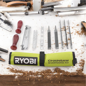 RYOBI RYCSK11 11-Piece Chainsaw Sharpening Kit