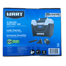 Load image into Gallery viewer, HART HPWD01 20-Volt Cordless 2-Gallon Wet/Dry Vac (Tool Only)