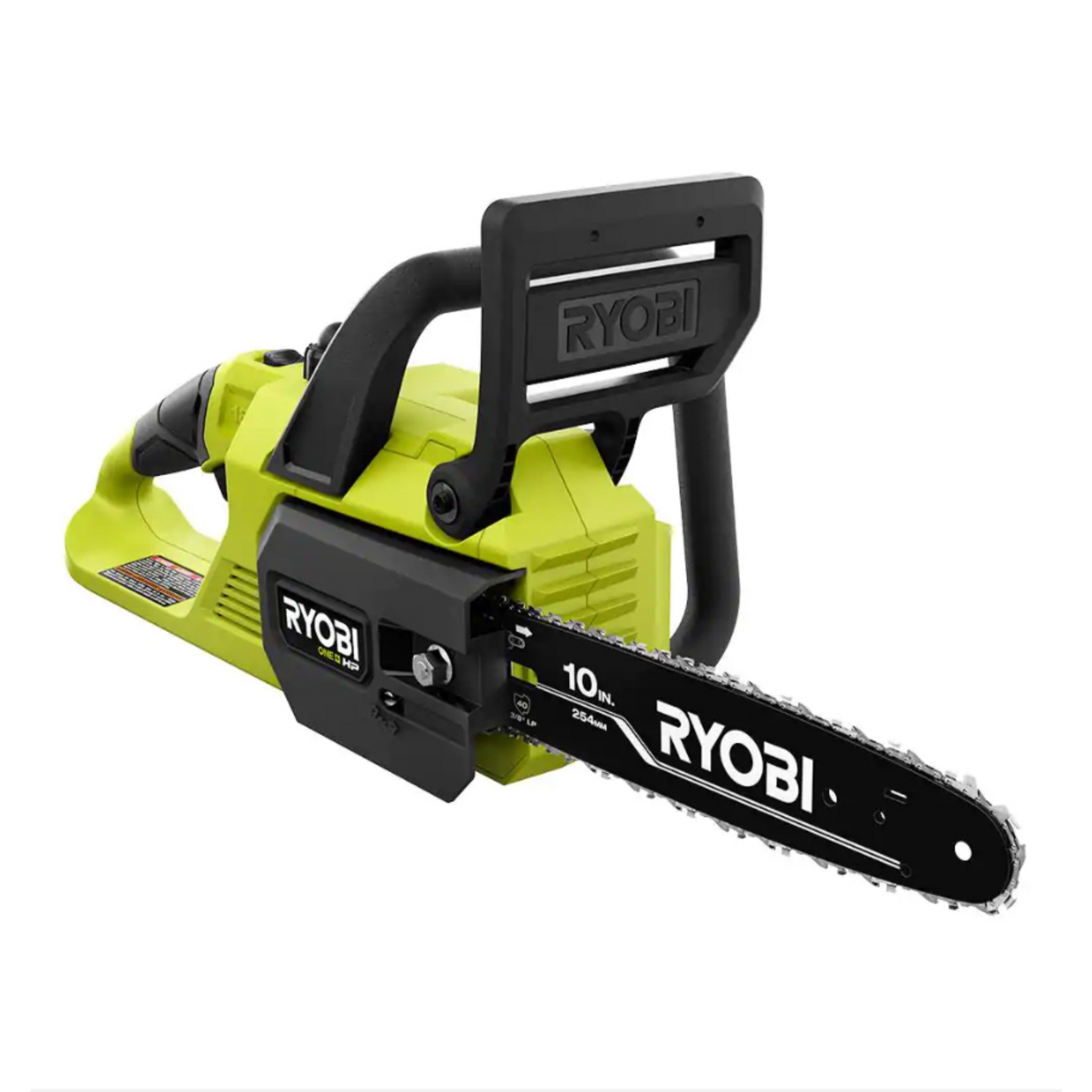 ONE HP 18 Volt Brushless 10 in. Cordless Battery Chainsaw Tool