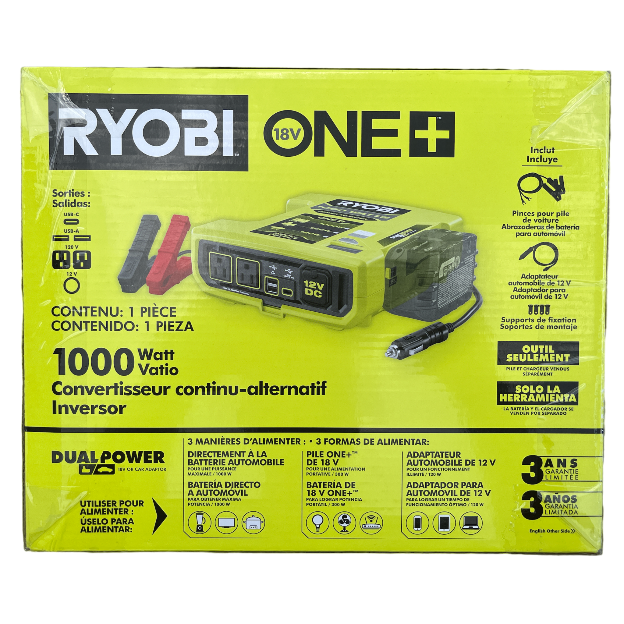 Ryobi one hot sale car charger