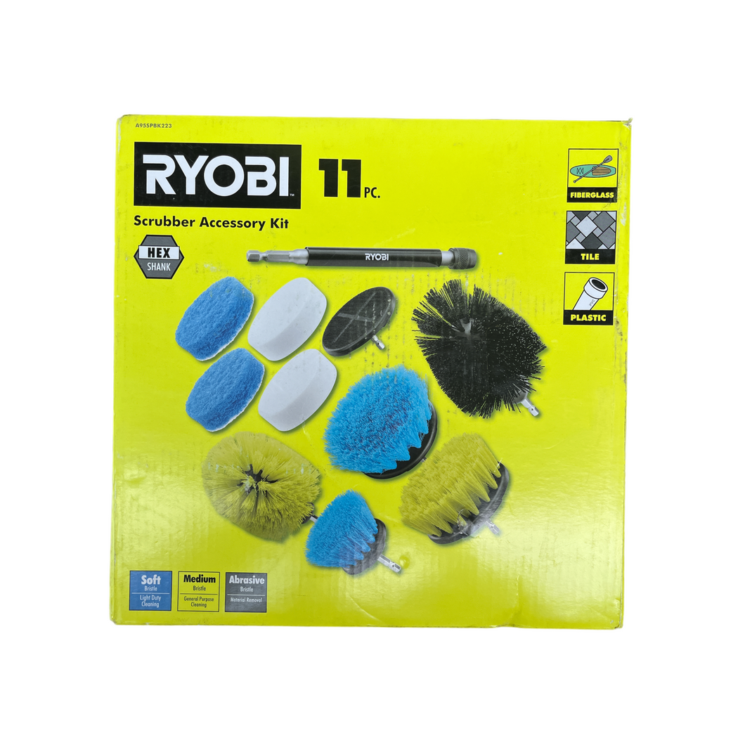 RYOBI Scrubber Accessory Kit (11-Piece) A95SPBK223
