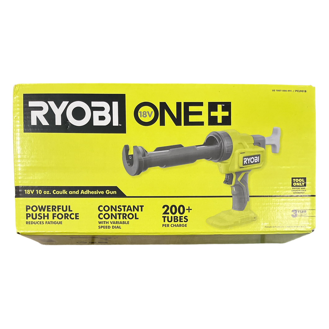 Ryobi PCL901 ONE+ 18-Volt Cordless 10 oz. Caulk & Adhesive Gun (Tool Only)