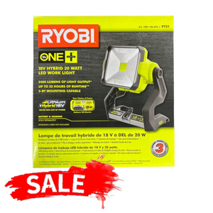 Ryobi P721 18-Volt ONE+ Hybrid 20-Watt LED Work Light (Tool-Only)