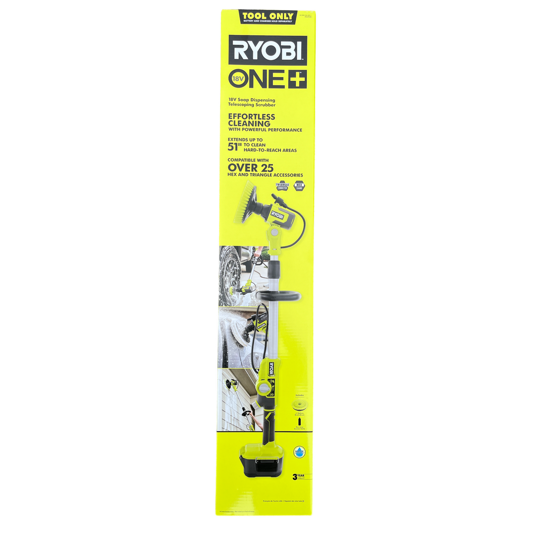 Ryobi PCL1701 ONE+ 18V Cordless Soap Dispensing Scrubber (Tool Only)