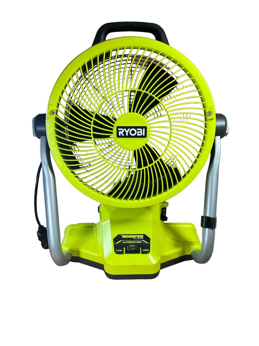ONE+ 18-Volt Cordless Hybrid WHISPER SERIES 12 in. Misting Air Cannon Fan (Tool Only)