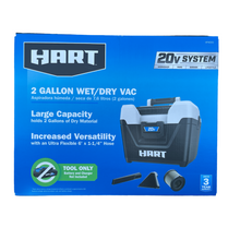 Load image into Gallery viewer, HART HPWD01 20-Volt Cordless 2-Gallon Wet/Dry Vac (Tool Only)