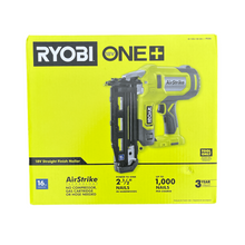 Load image into Gallery viewer, Ryobi P326 ONE+ 18-Volt 16-Gauge Cordless AirStrike Finish Nailer (Tool Only)