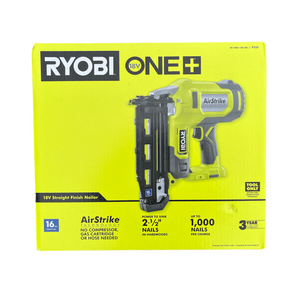 RYOBI ONE+ 18V AirStrike 16-Gauge Cordless Finish Nailer (Tool Only) P326 -  The Home Depot