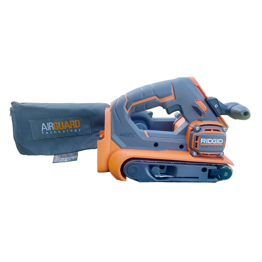 RIDGID 18 Volt Brushless Cordless 3 in. x 18 in. Belt Sander Factory Ryobi Deal Finders