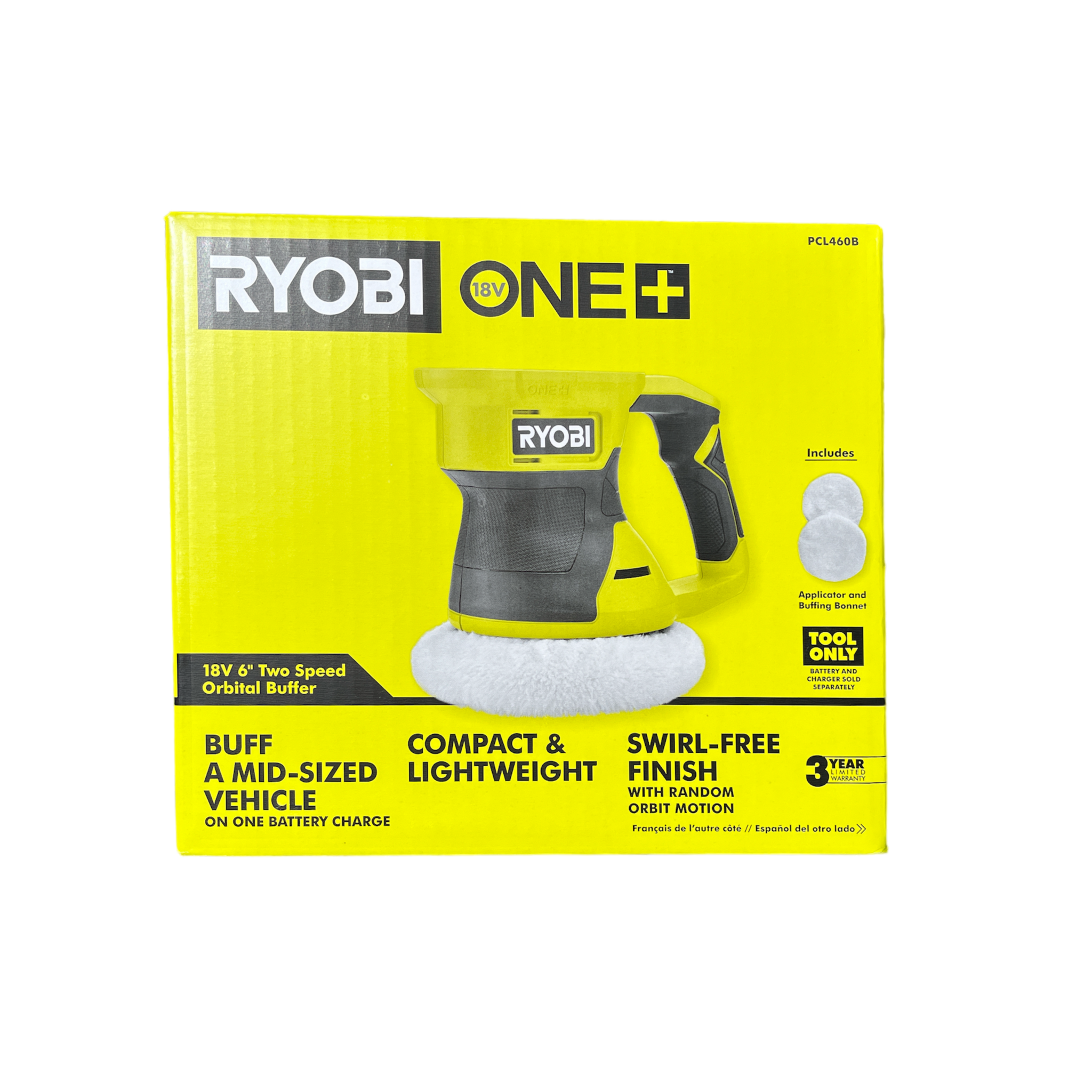 Ryobi one+ 18v buffer and polisher hotsell