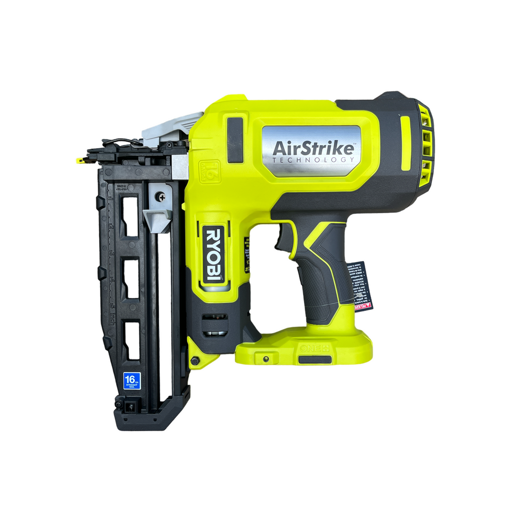 Ryobi P326 ONE+ 18-Volt 16-Gauge Cordless AirStrike Finish Nailer (Tool Only)