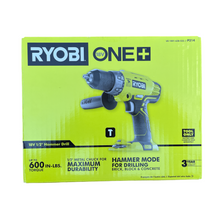 Load image into Gallery viewer, Ryobi P214 18-Volt ONE+ Cordless 1/2 in. Hammer Drill/Driver (Tool Only) with Handle