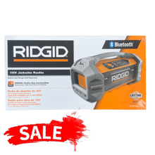 Load image into Gallery viewer, RIDGID R84087 18-Volt Cordless Hybrid Jobsite Radio with Bluetooth Wireless Technology
