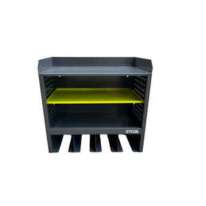 Ryobi STH402 Steel 3-Shelf Wall Mounted Garage Cabinet in Platinum (17 in W x 11 in H x 19 in D)