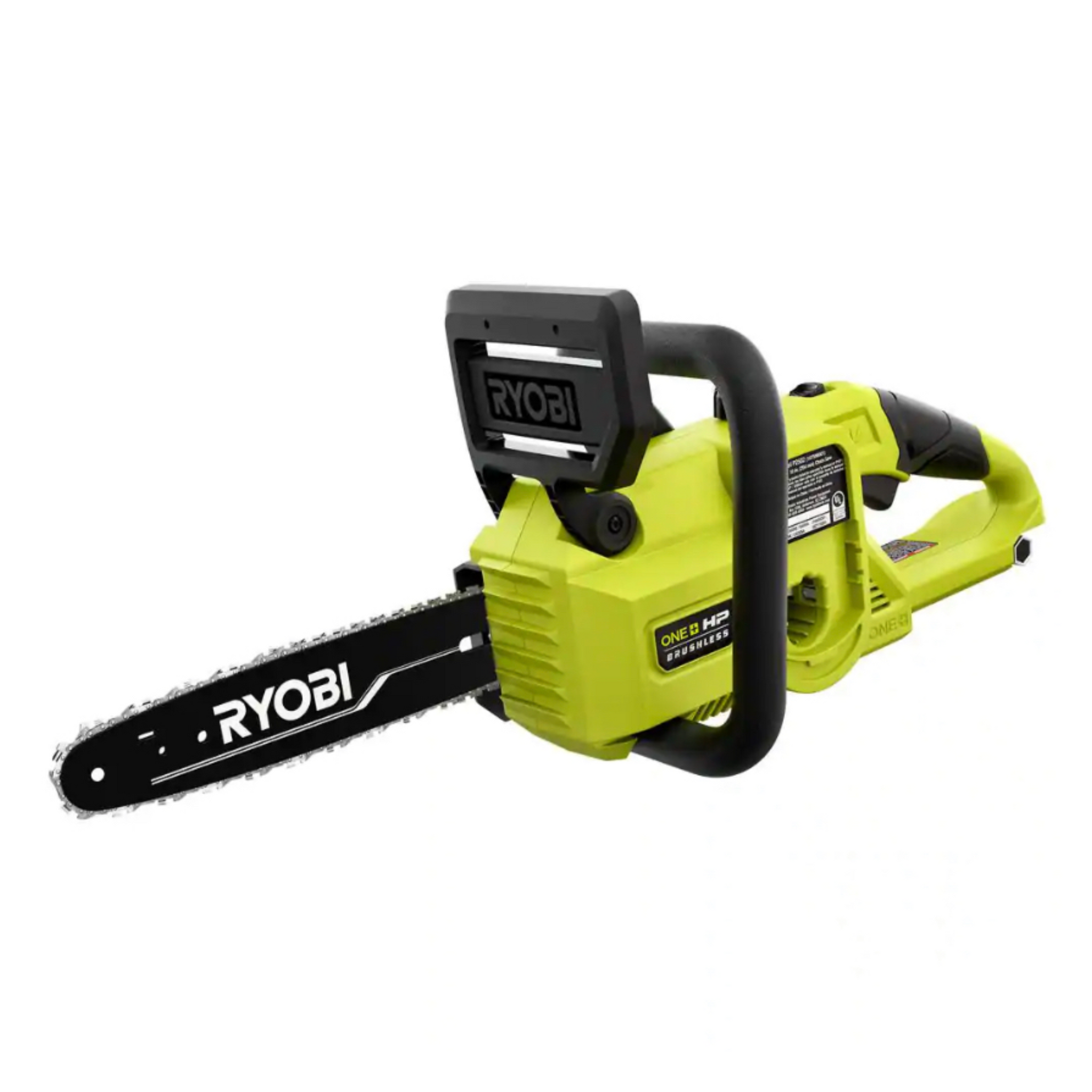 ONE HP 18 Volt Brushless 10 in. Cordless Battery Chainsaw Tool