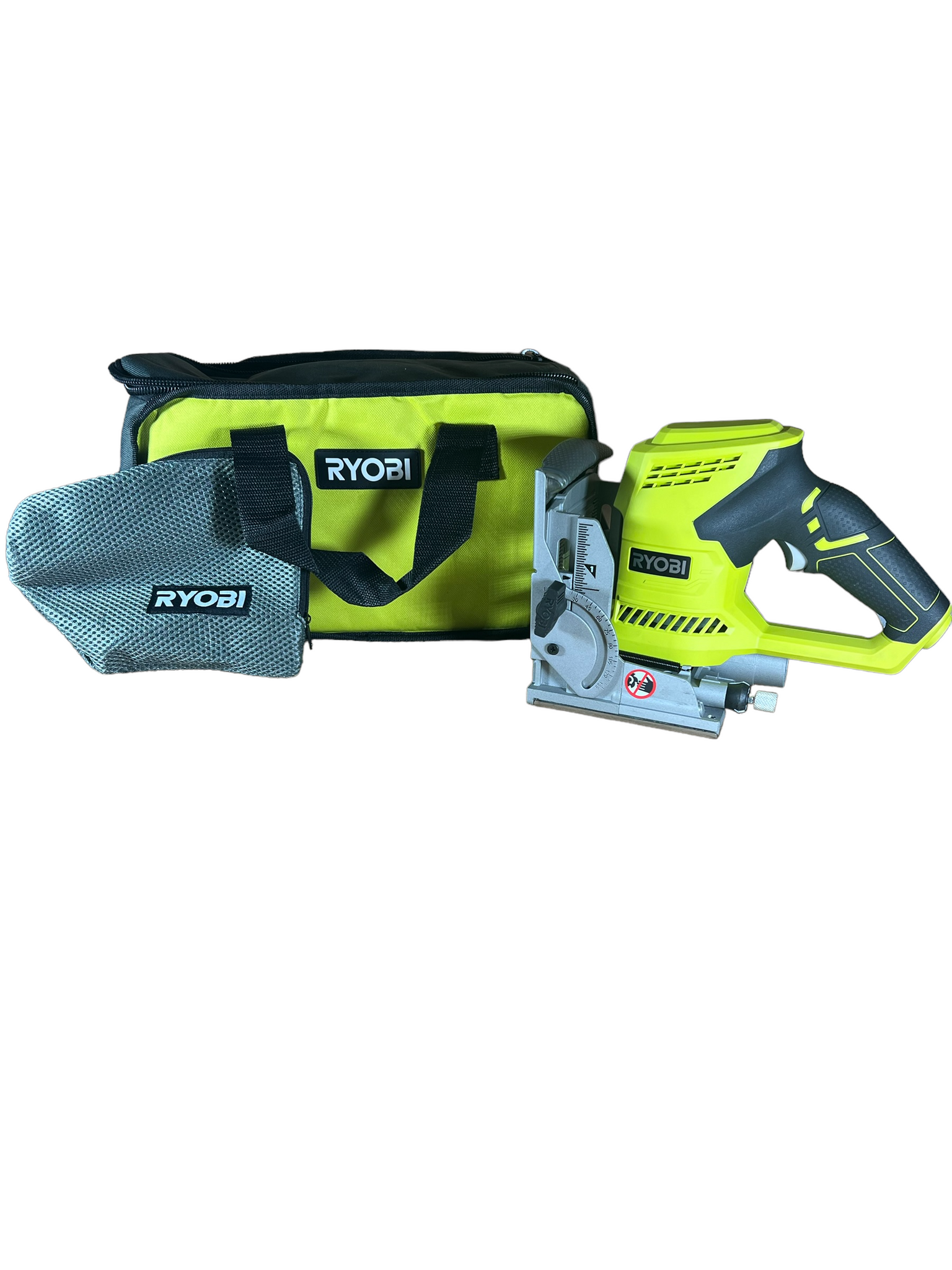 6 Amp AC Biscuit Joiner Kit with Dust Collector and Bag Ryobi Deal Finders