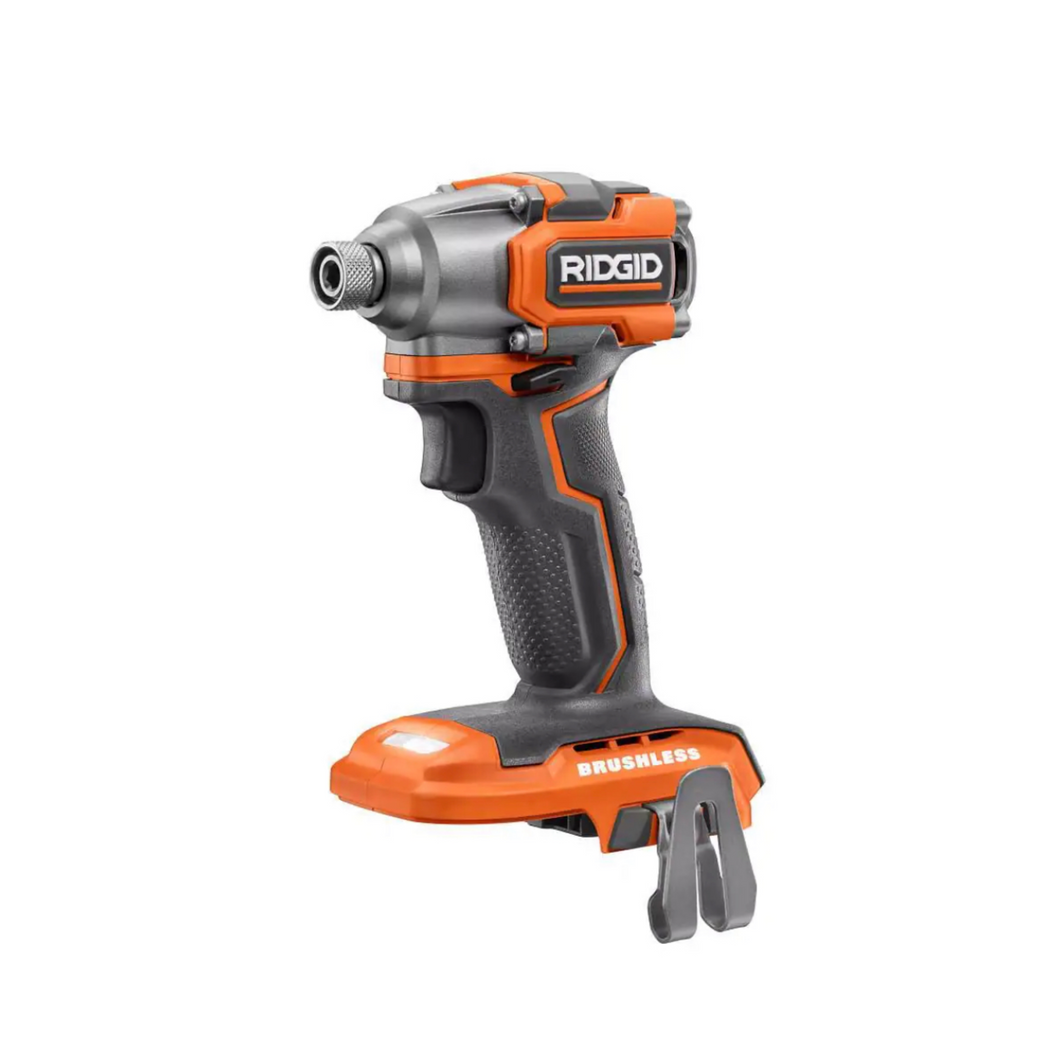 RIDGID R8723 18-Volt Brushless SubCompact 1/4 in. Impact Driver (Tool Only)