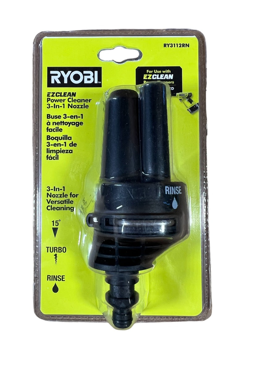RYOBI RY3112RN EZClean Power Cleaner 3-in-1 Rotating Nozzle