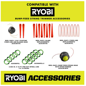 Ryobi P20101 18-Volt ONE+ Brushless 15 in. Cordless Attachment Capable String Trimmer (Tool Only)