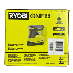 Ryobi PCL416B ONE+ 18V Cordless Corner Cat Finish Sander (Tool Only)