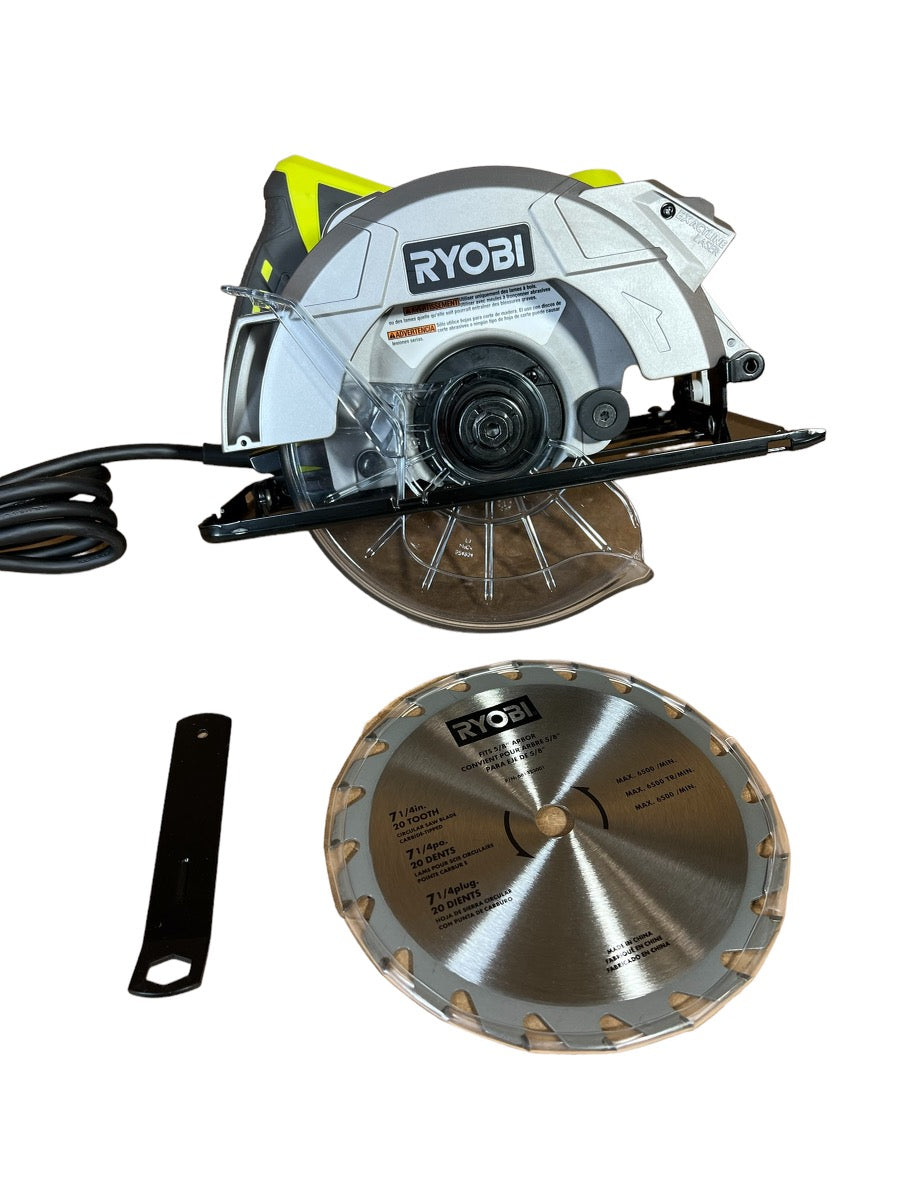 14 Amp 7-1/4 in. Circular Saw with EXACTLINE Laser – Ryobi Deal Finders