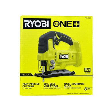 Ryobi PCL525B ONE+ 18-Volt Cordless Jig Saw (Tool Only)