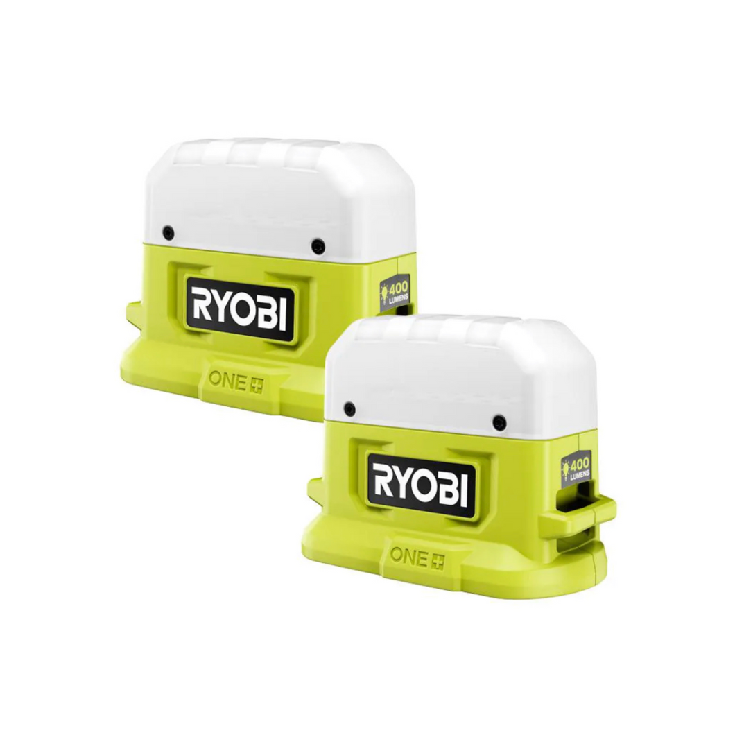 Ryobi P7962 ONE+ 18V Cordless Compact Area Light (2-Pack) (Tool Only)