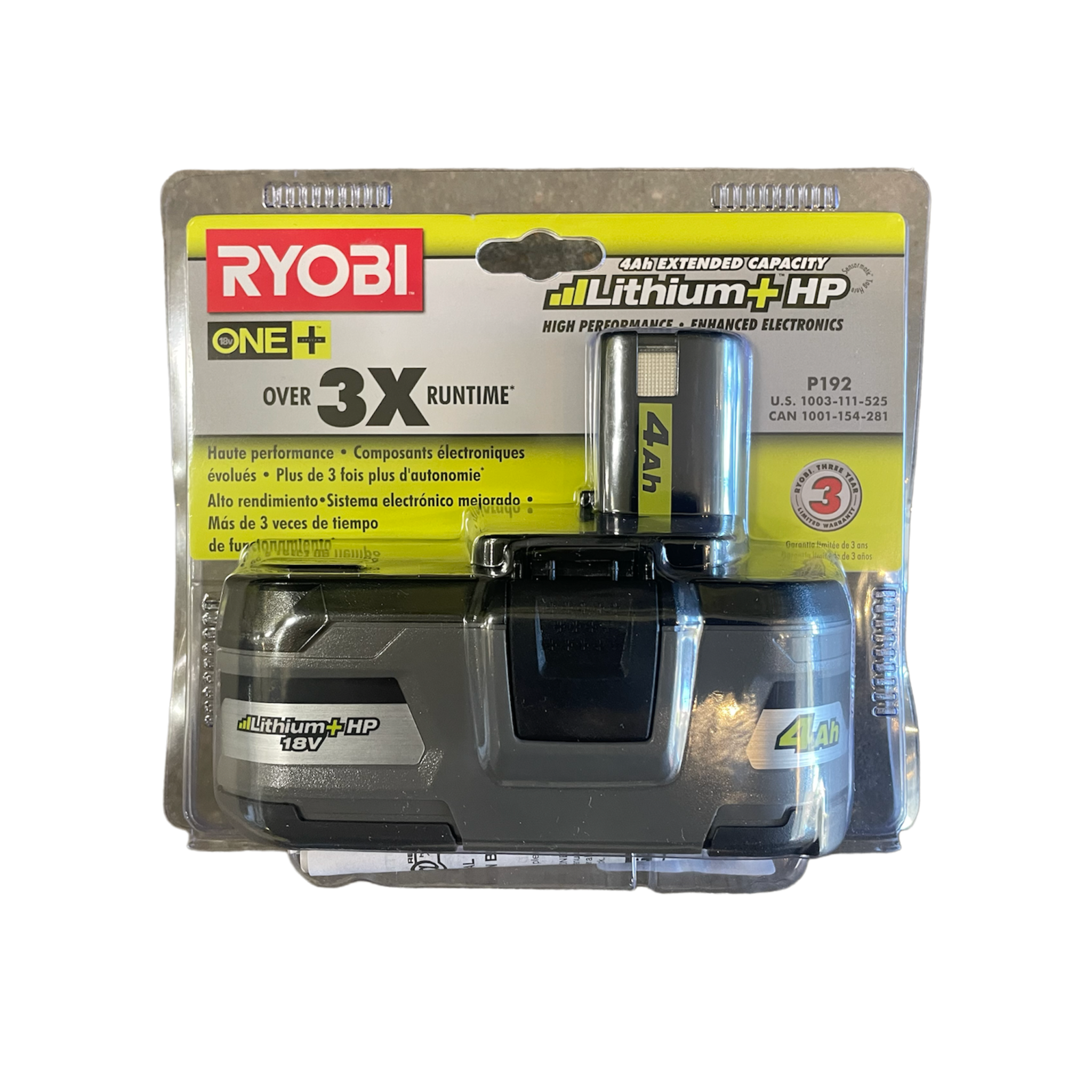 Ryobi top p192 battery