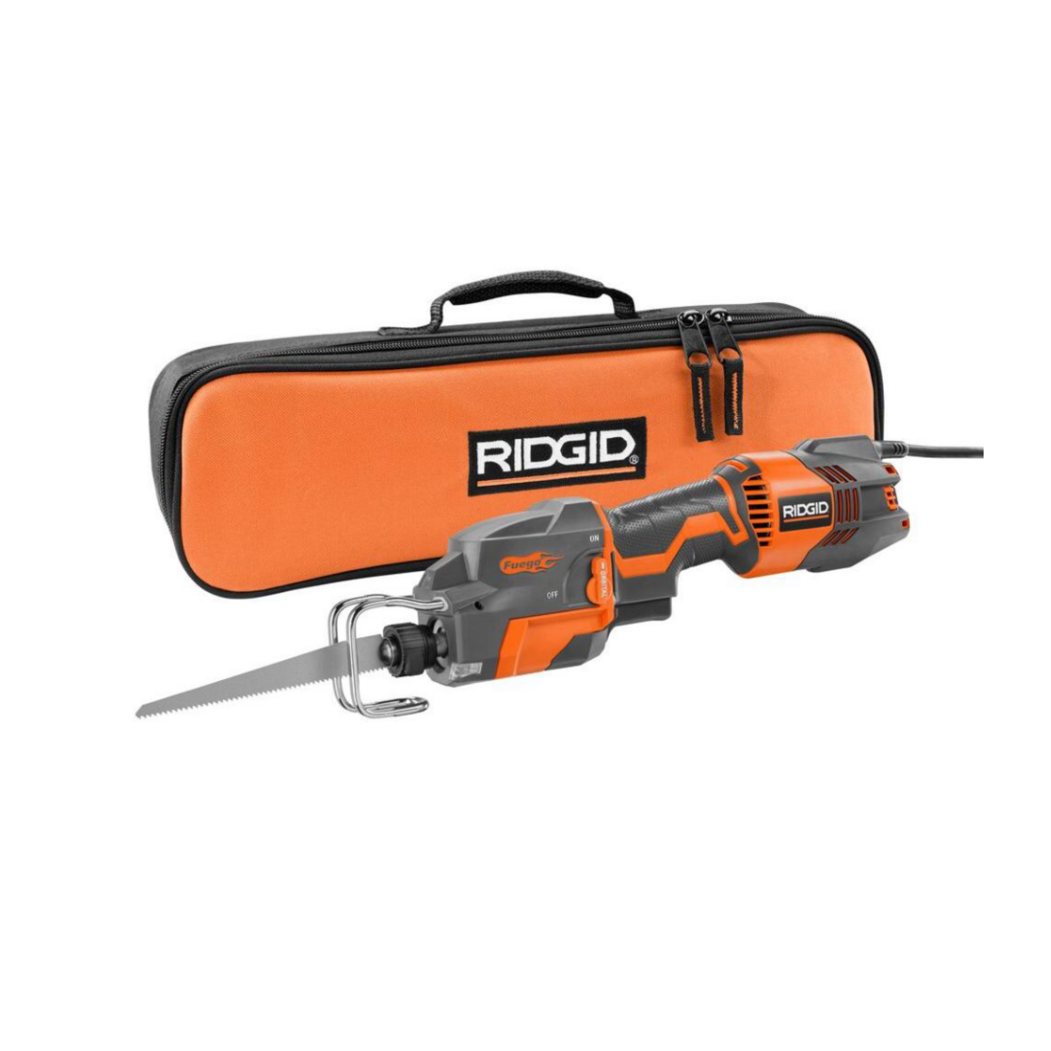 RIDGID Thru Cool 6 Amp 1 Handed Orbital Reciprocating Saw Kit Ryobi Deal Finders