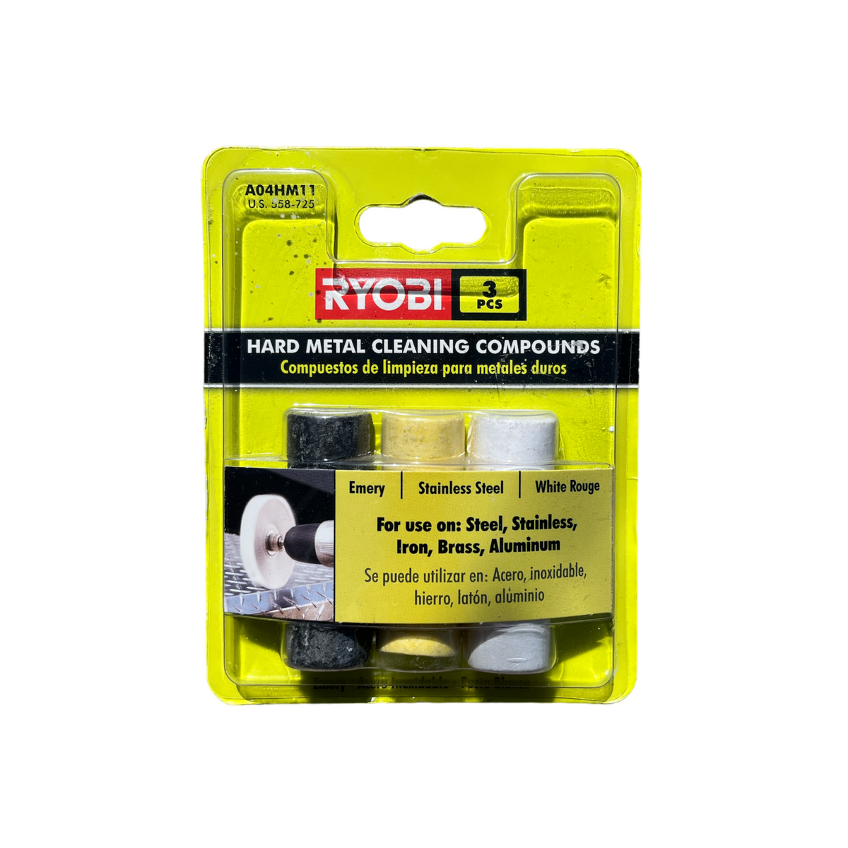 RYOBI Hard Metal Compound Kit (3Piece) Ryobi Deal Finders