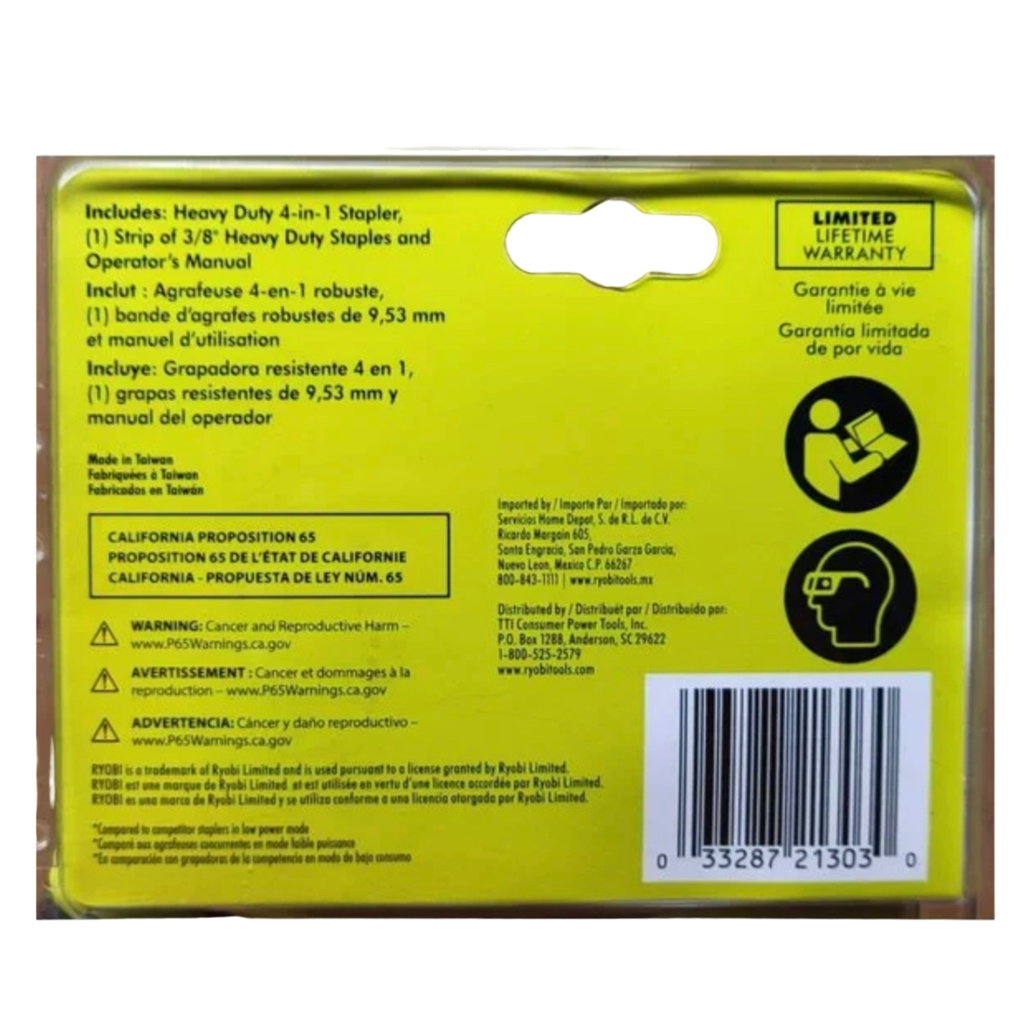 RYOBI Heavy Duty 4 in 1 Staple Gun Ryobi Deal Finders