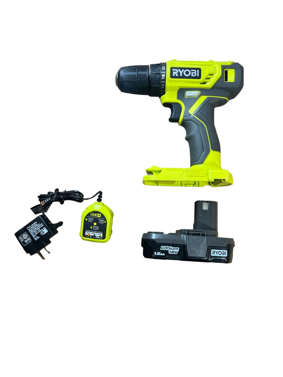 procent gentage En smule 18-Volt ONE+ Cordless 3/8 in. Drill/Driver Kit with 1.5 Ah Battery and –  Ryobi Deal Finders