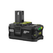 Load image into Gallery viewer, RYOBI 18-Volt ONE+ Cordless Hybrid Floor Dryer Fan 4.0 Ah LITHIUM+ Battery &amp; Charger P3330-P197 P118b