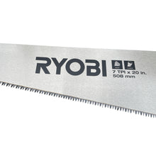 Load image into Gallery viewer, RYOBI RHCHS201 20 in. 7 TPI Hand Saw with Steel Blade