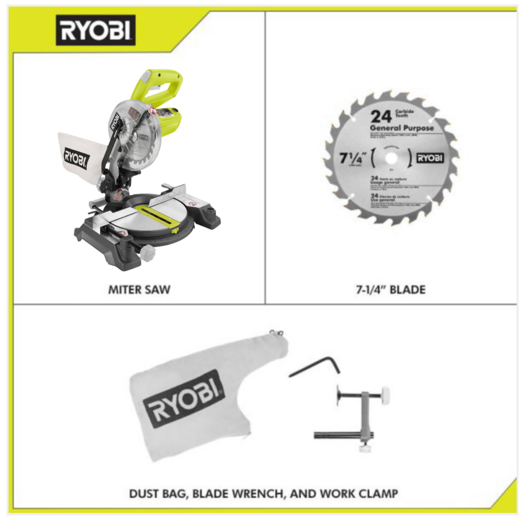 Ryobi miter saw bag sale