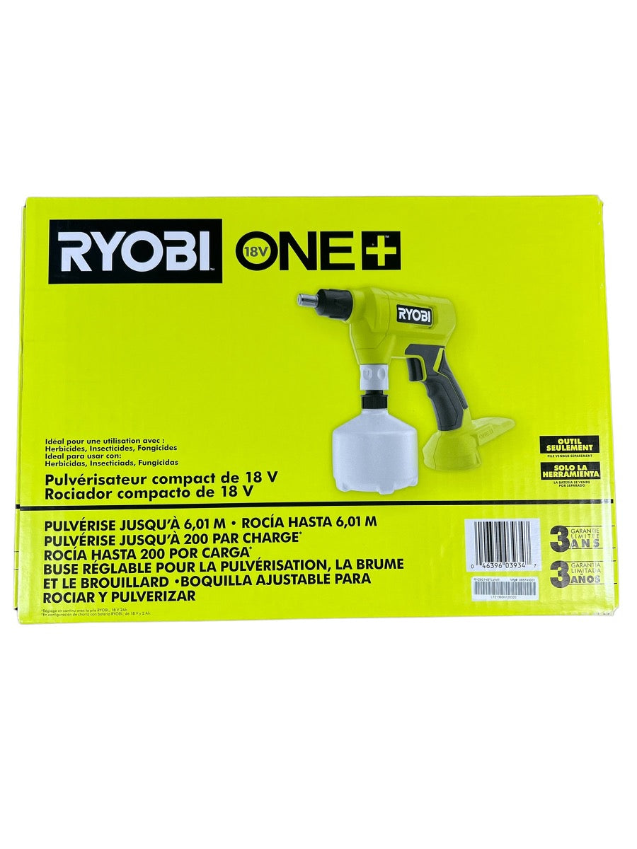 ONE+ Cordless Battery .5L Chemical Sprayer (Tool Only) – Ryobi Finders