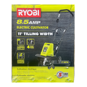 Ryobi RYAC700 11 in. 8.5 Amp Corded Cultivator