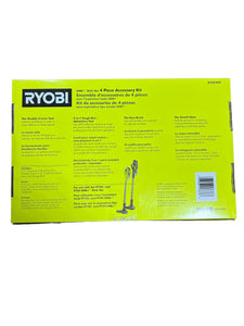 Ryobi A32SV04 4-Piece Vacuum Accessory Kit for Ryobi 18-Volt ONE+ Stick Vacuum Cleaner P7181, P724, and P718