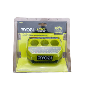 RYOBI FVCH01 USB Lithium 3-Port Charger