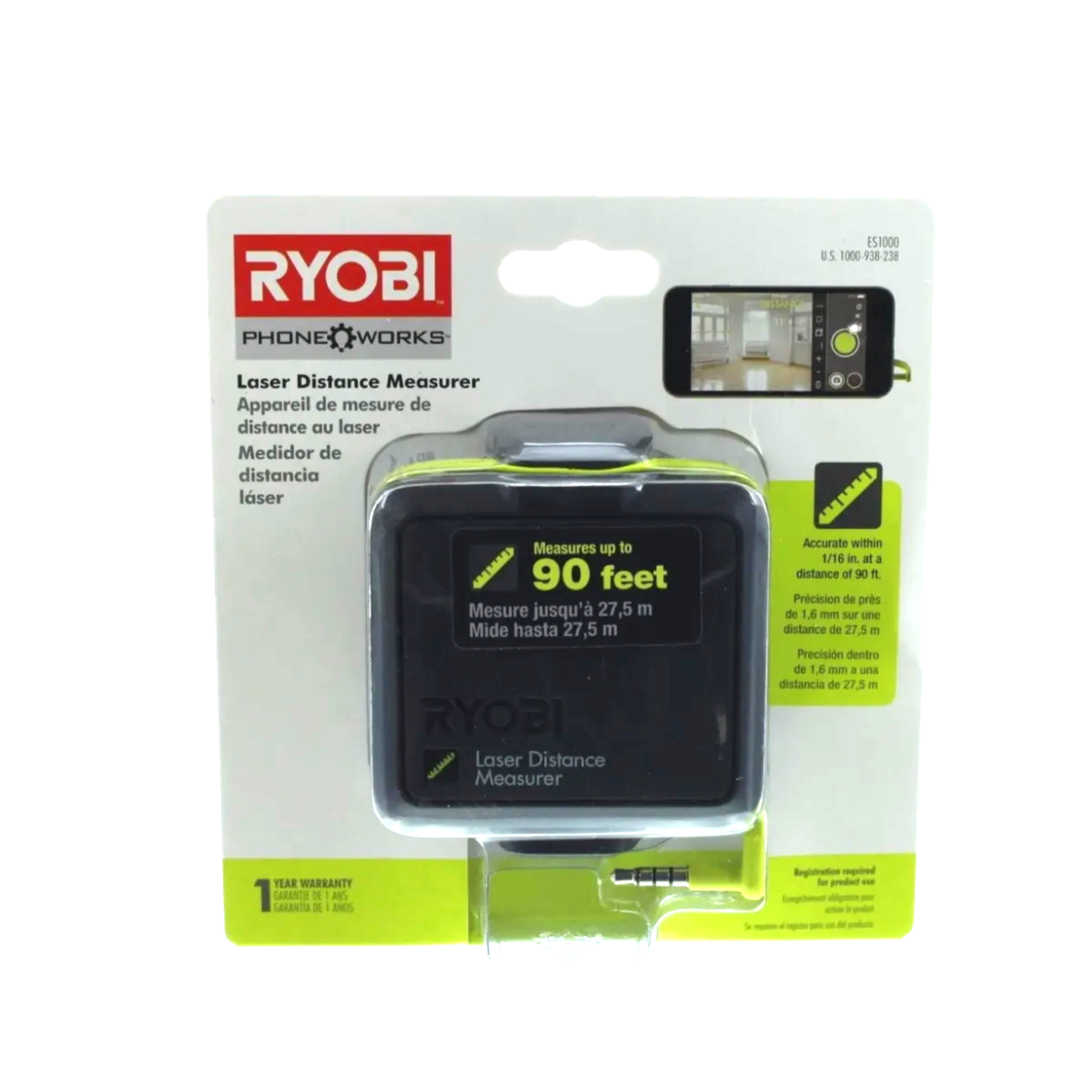 Ryobi distance deals measurer