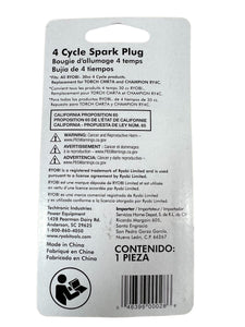 RYOBI AC00164A 4-Cycle Spark Plug