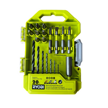Load image into Gallery viewer, RYOBI A98201 Drill and Impact Drive Kit (20-Piece)