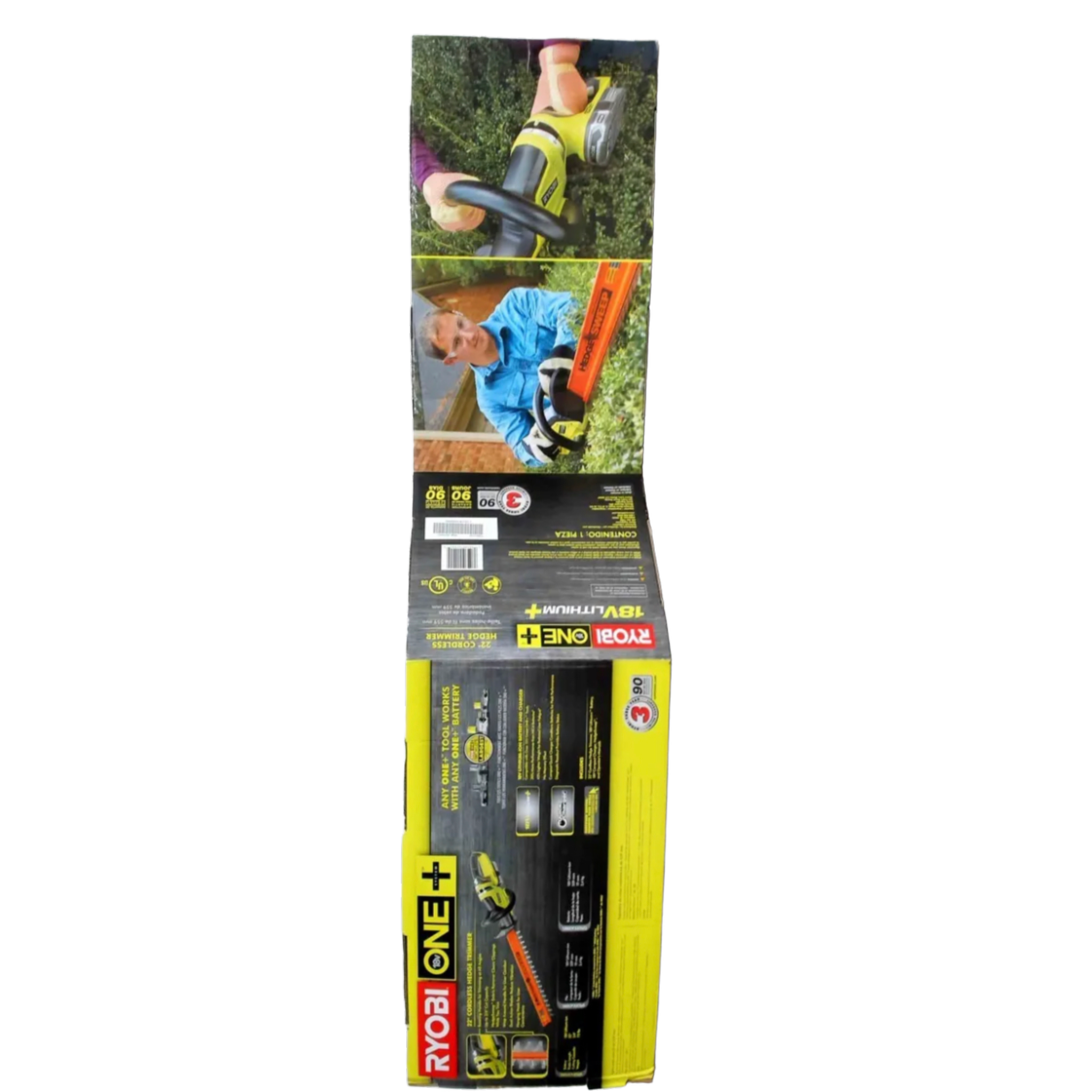 ONE 22 in. 18 Volt Lithium Ion Cordless Hedge Trimmer Tool Only Ryobi Deal Finders