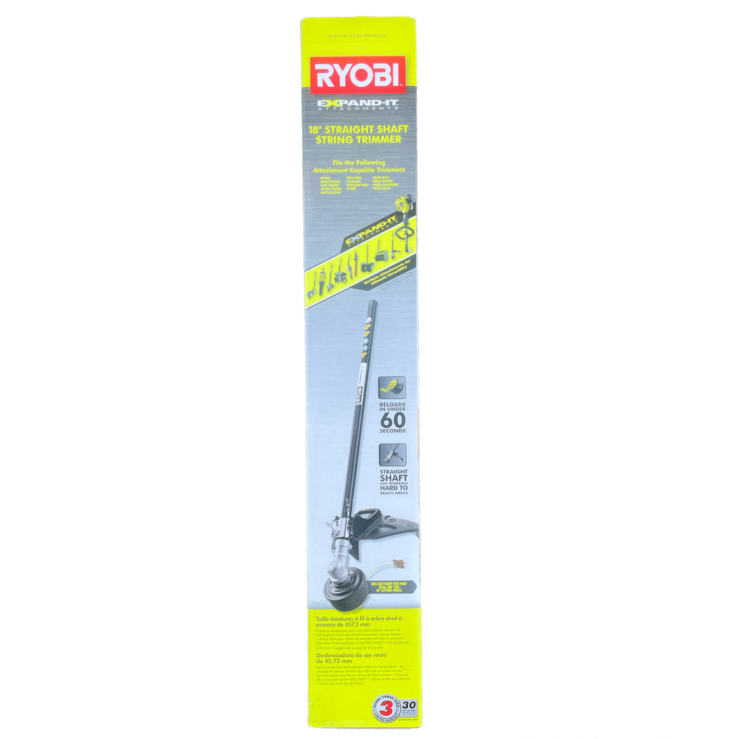 RYOBI Expand It Straight Shaft Trimmer Attachment Ryobi Deal Finders