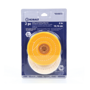 4 in. Buffing and Polishing Wheel Set (2-Piece)