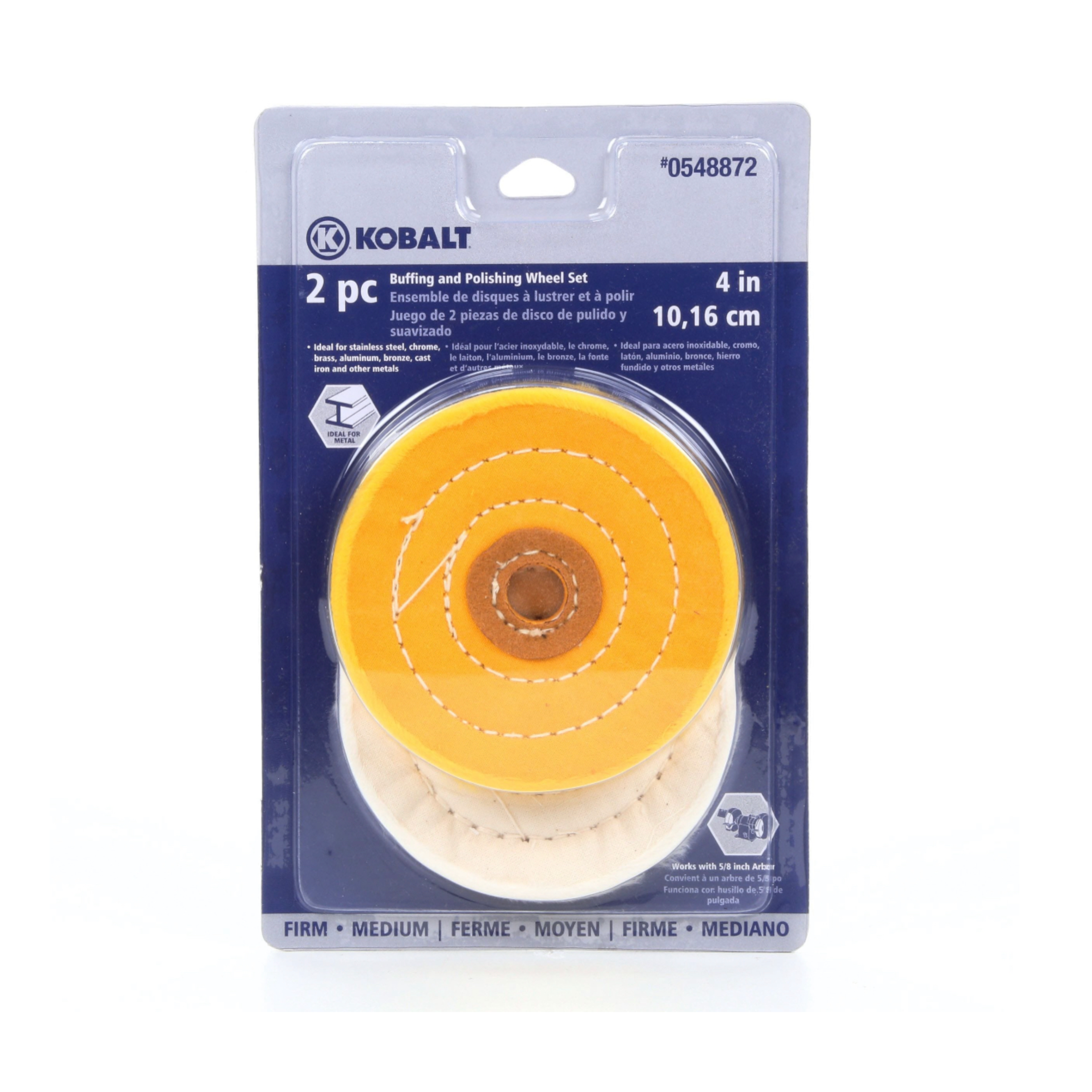 5 Piece 4 Polishing Wheel Set