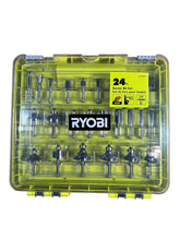 Load image into Gallery viewer, RYOBI 24-Piece Router Bit Set